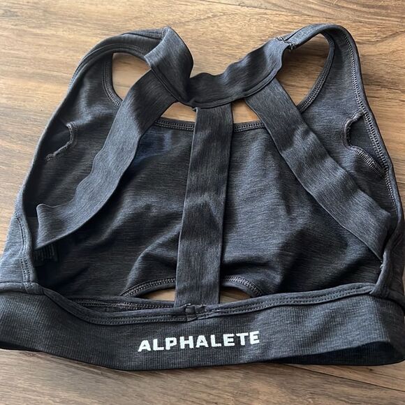 Alphalete Trinity Bra - black marl - Picture 2 of 3